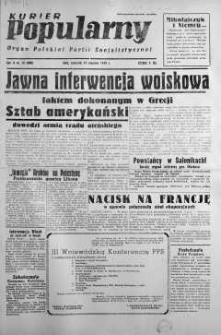 Kurier Popularny. Organ Polskiej Partii Socjalistycznej 1948, nr 15