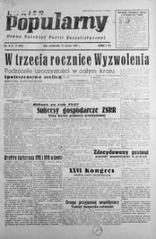 Kurier Popularny. Organ Polskiej Partii Socjalistycznej 1948, nr 19