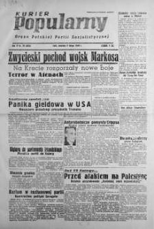 Kurier Popularny. Organ Polskiej Partii Socjalistycznej 1948, nr 38