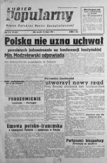Kurier Popularny. Organ Polskiej Partii Socjalistycznej 1948, nr 56