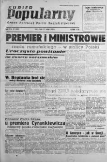 Kurier Popularny. Organ Polskiej Partii Socjalistycznej 1948, nr 57