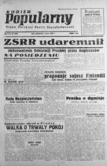 Kurier Popularny. Organ Polskiej Partii Socjalistycznej 1948, nr 60