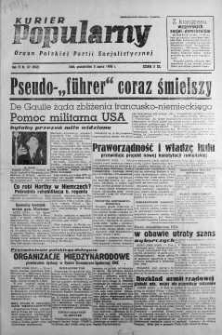 Kurier Popularny. Organ Polskiej Partii Socjalistycznej 1948, nr 67