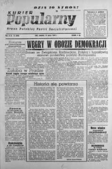 Kurier Popularny. Organ Polskiej Partii Socjalistycznej 1948, nr 73