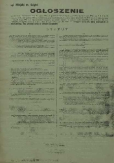 Ogłoszenie. Zgodnie z art. 34 dekretu z dnia 20 marca 1946 r. o podatkach komunalnych ... / Zarząd Miejski m. Gdyni.