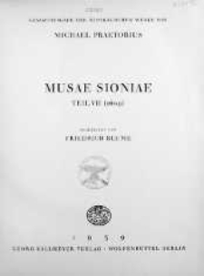 Musae Sioniae. T. 7, (1609)