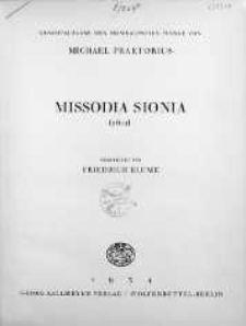Missodia Sionia (1611)