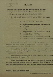 Obwieszczenie o drugiej rejestracji mężczyzn urodzonych w 1934 roku