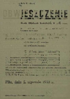 Obwieszczenie o pierwszej rejestracji mężczyzn urodzonych w 1935 roku