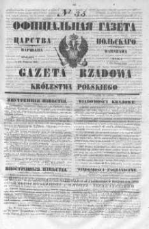 Gazeta Rządowa Królestwa Polskiego 1847 I, No 35