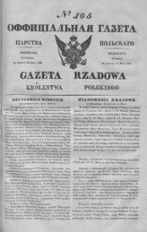 Gazeta Rządowa Królestwa Polskiego 1840 II, No 105