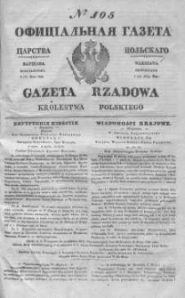 Gazeta Rządowa Królestwa Polskiego 1843 II, No 105
