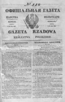Gazeta Rządowa Królestwa Polskiego 1843 II, No 110