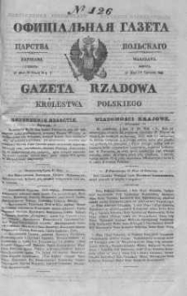 Gazeta Rządowa Królestwa Polskiego 1843 II, No 126