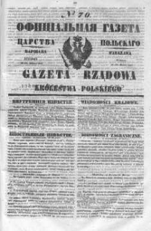 Gazeta Rządowa Królestwa Polskiego 1847 I, No 70