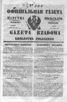 Gazeta Rządowa Królestwa Polskiego 1847 II, No 104