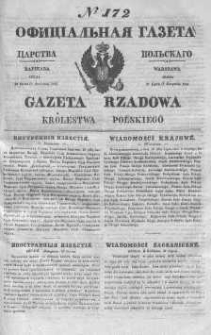 Gazeta Rządowa Królestwa Polskiego 1843 III, No 172
