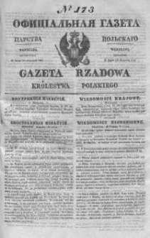 Gazeta Rządowa Królestwa Polskiego 1843 III, No 173