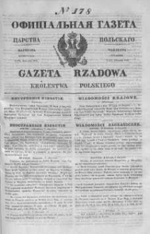 Gazeta Rządowa Królestwa Polskiego 1843 III, No 178