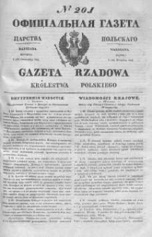 Gazeta Rządowa Królestwa Polskiego 1843 III, No 201