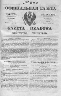 Gazeta Rządowa Królestwa Polskiego 1843 III, No 202