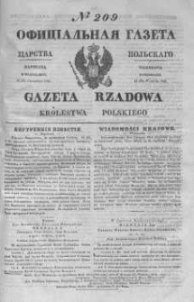 Gazeta Rządowa Królestwa Polskiego 1843 III, No 209