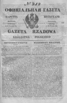Gazeta Rządowa Królestwa Polskiego 1843 III, No 212