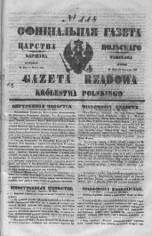 Gazeta Rządowa Królestwa Polskiego 1847 II, No 118