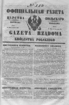 Gazeta Rządowa Królestwa Polskiego 1847 II, No 119