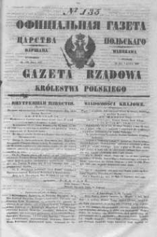 Gazeta Rządowa Królestwa Polskiego 1847 II, No 135