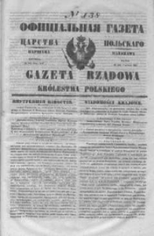 Gazeta Rządowa Królestwa Polskiego 1847 II, No 139
