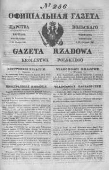 Gazeta Rządowa Królestwa Polskiego 1843 IV, No 256