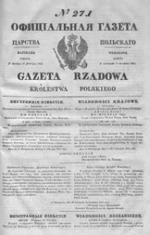 Gazeta Rządowa Królestwa Polskiego 1843 IV, No 271