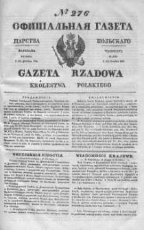 Gazeta Rządowa Królestwa Polskiego 1843 IV, No 276