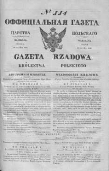 Gazeta Rządowa Królestwa Polskiego 1840 II, No 114