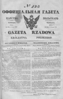 Gazeta Rządowa Królestwa Polskiego 1840 II, No 123