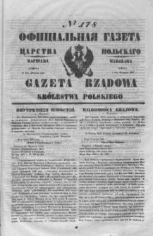Gazeta Rządowa Królestwa Polskiego 1847 III, No 178