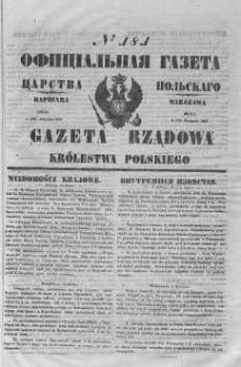 Gazeta Rządowa Królestwa Polskiego 1847 III, No 181
