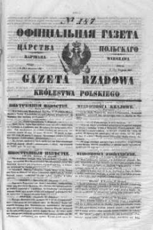 Gazeta Rządowa Królestwa Polskiego 1847 III, No 187