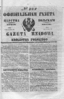 Gazeta Rządowa Królestwa Polskiego 1847 III, No 202