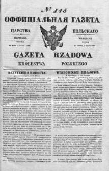 Gazeta Rządowa Królestwa Polskiego 1840 III, No 145