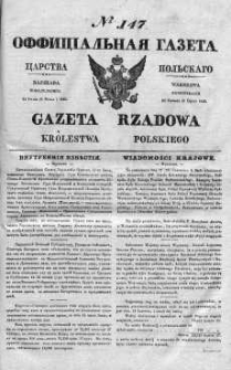 Gazeta Rządowa Królestwa Polskiego 1840 III, No 147