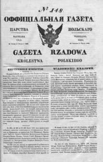 Gazeta Rządowa Królestwa Polskiego 1840 III, No 148