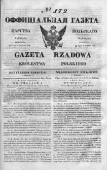 Gazeta Rządowa Królestwa Polskiego 1840 III, No 172