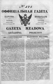 Gazeta Rządowa Królestwa Polskiego 1840 III, No 175