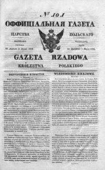 Gazeta Rządowa Królestwa Polskiego 1838 II, No 101