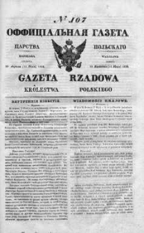 Gazeta Rządowa Królestwa Polskiego 1838 II, No 107