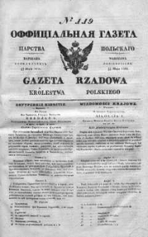 Gazeta Rządowa Królestwa Polskiego 1838 II, No 119