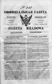 Gazeta Rządowa Królestwa Polskiego 1838 II, No 127