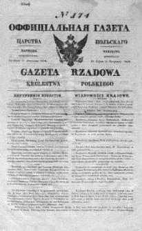 Gazeta Rządowa Królestwa Polskiego 1838 III, No 174